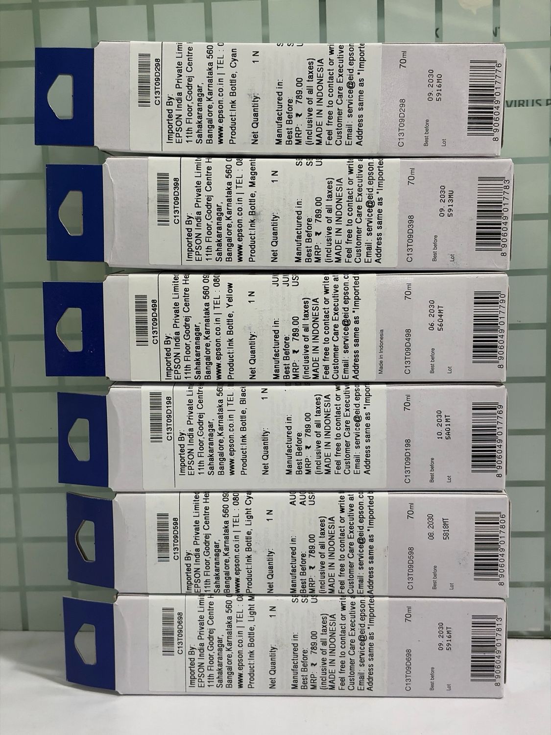 Epson 057 set of 6 bottle (L8050, L8100, L18050)