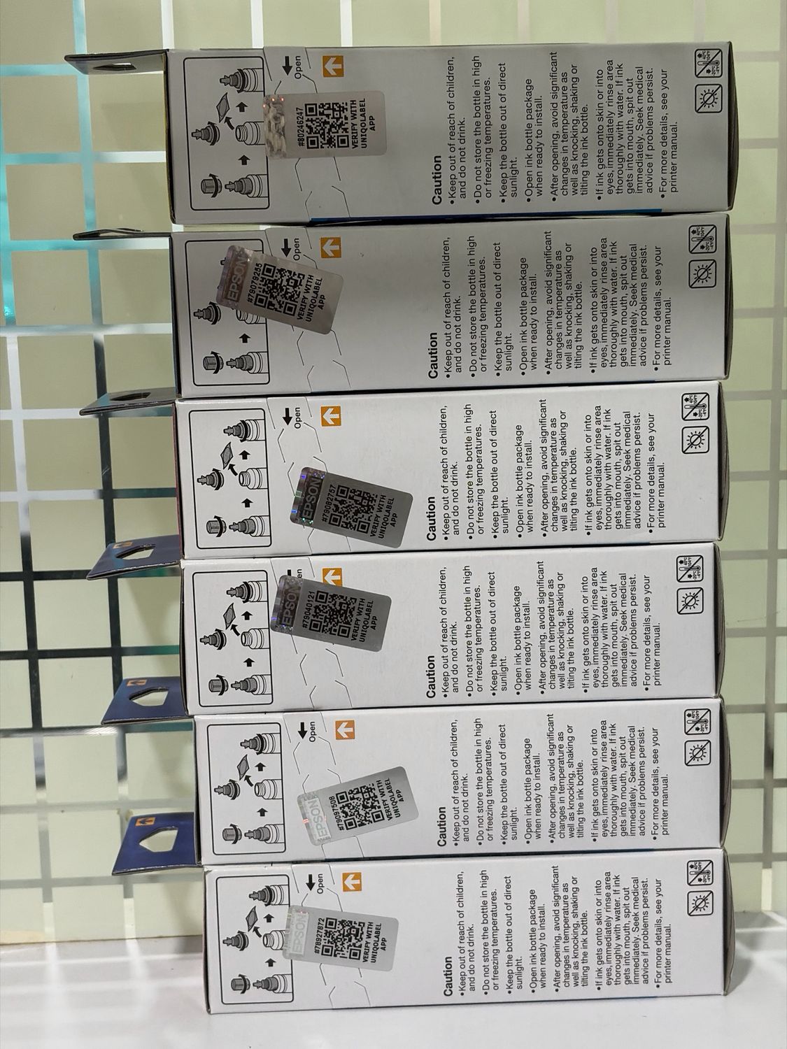 Epson 673 set of 6 bottle (L805, L850, L1800, L810, L800)