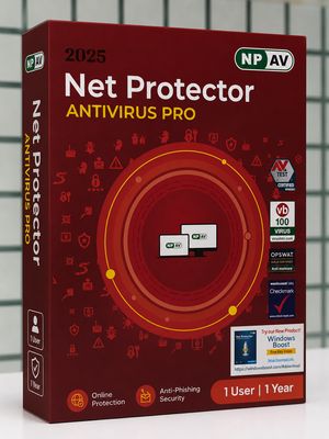 New, 1 User, 1 Year, Net Protector Antivirus Pro
