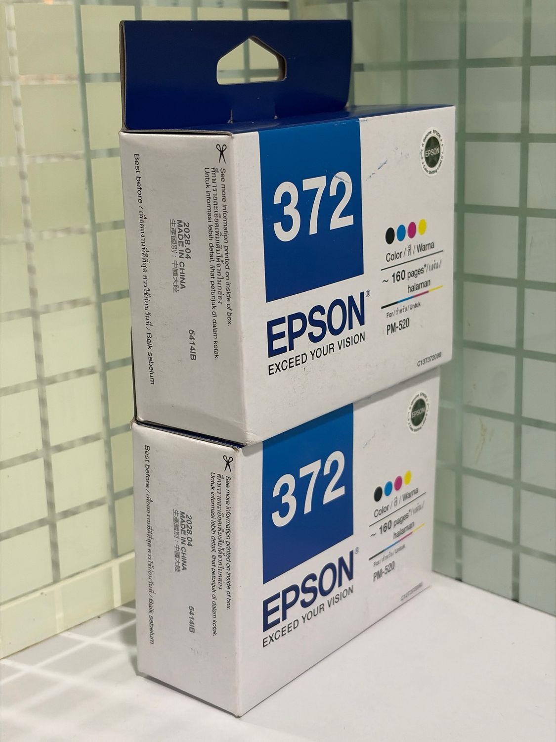 Epson 372 Photo Printer Ink Cartridge (Pack of 2)