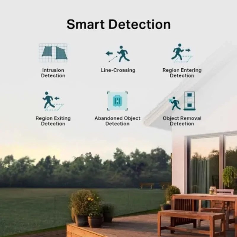 TP Link VIGI C540V 4MP Outdoor Full-Color Dual-Lens Varifocal Pan Tilt Network Camera