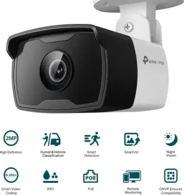 Tplink VIGI C320I 2MP 4mm Outdoor IR Bullet Network Camera Tplink VIGI C320I 2MP 4mm Outdoor IR Bullet Network Camera