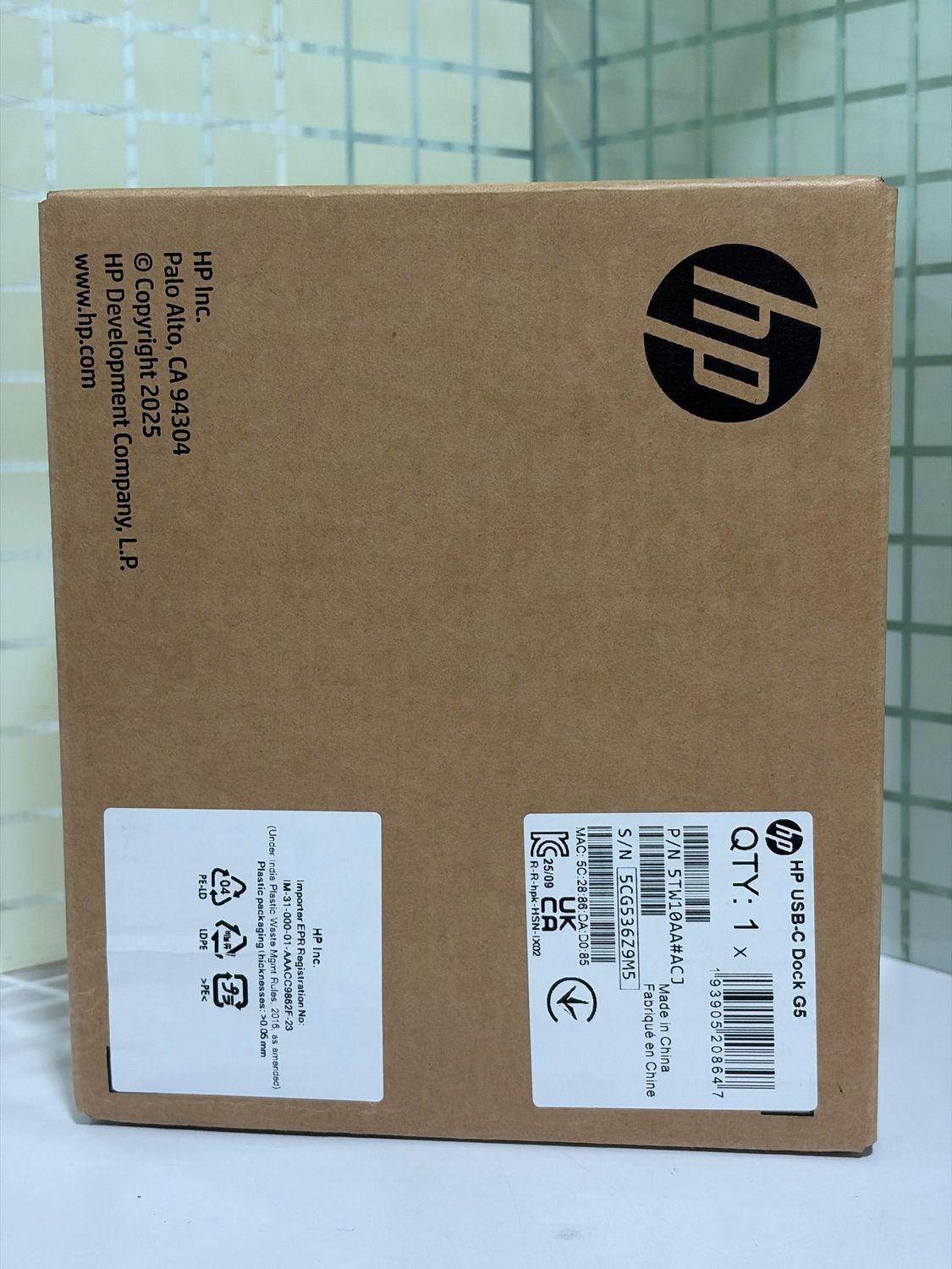 HP USB-C Dock G5 Docking Station (5TW10AA)