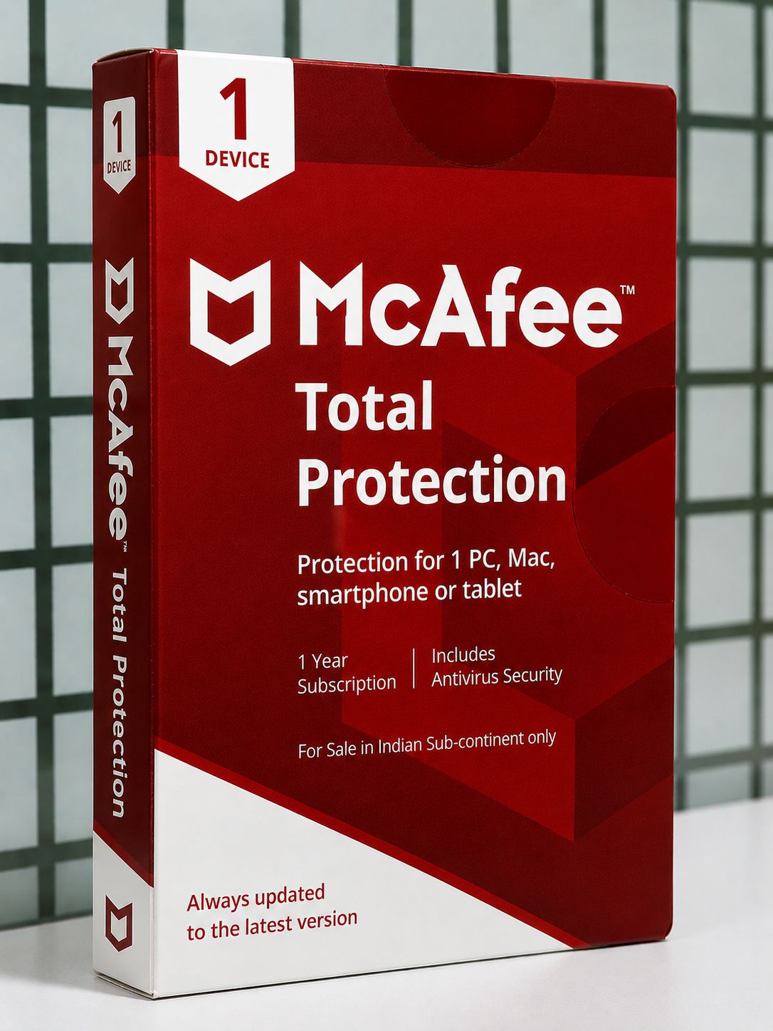 Renewal, 1 User, 1 Year, McAfee Total Protection
