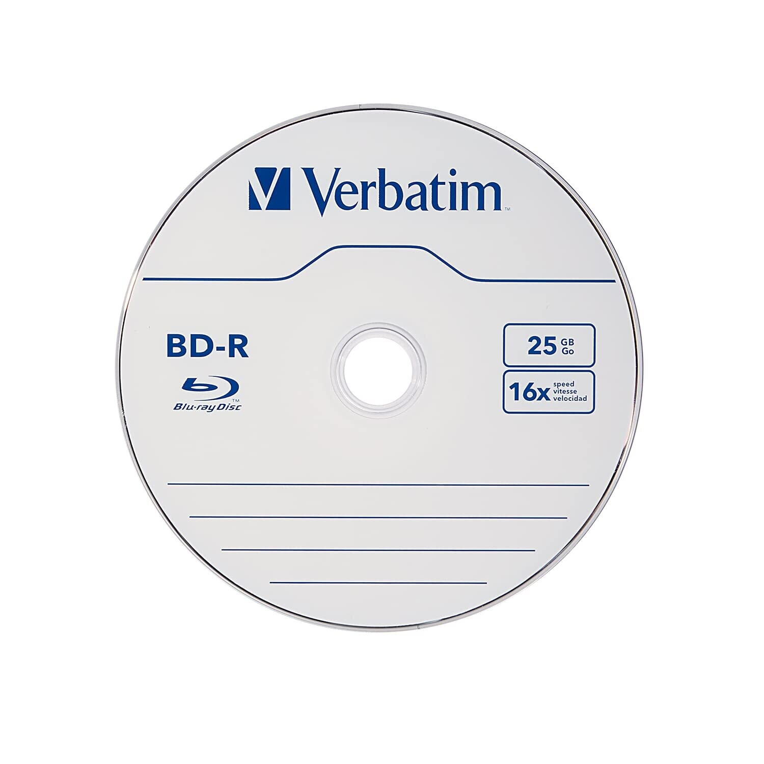 Verbatim BD-R DL Blu-Ray Disk Recordable (25disk)