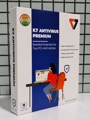 3 User, 1 Year, K7 Antivirus Premium