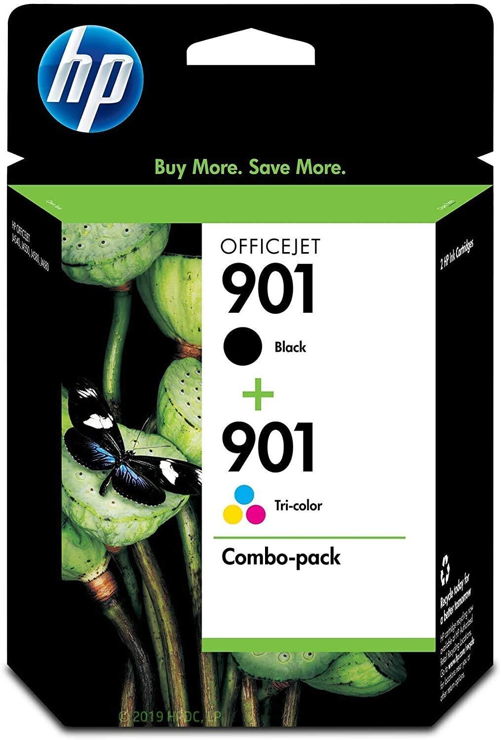 HP Officejet 901 Black + Tri-Color (Combo Pack)