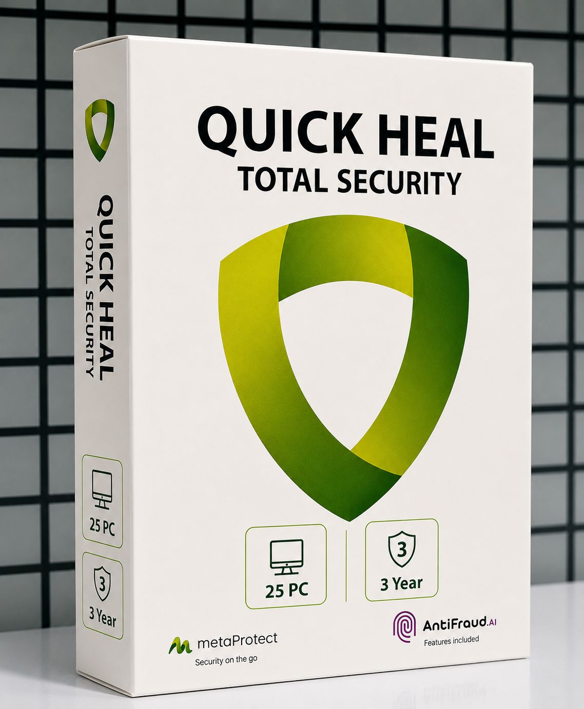 New 25pc 3yr Quick Heal Total Security
