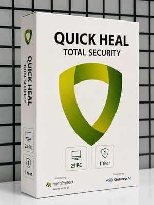 New, 25 User, 1 Year, Quick Heal Total Security