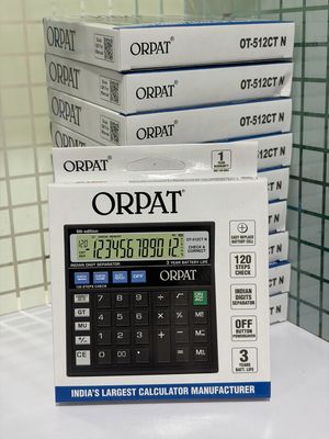 Orpat OT-512CT N Calculator (Pack of 10) Orpat OT-512CT N Calculator (Pack of 10)
