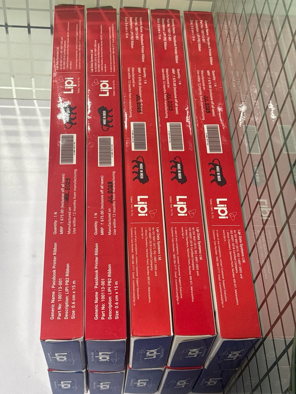 Lipi Pb2 Printer Ribbon (Pack of 10)