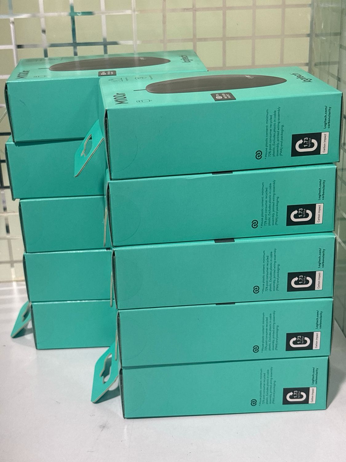 Logitech M100r USB Mouse (Pack of 10)