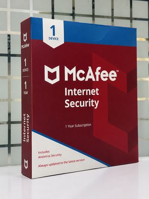 New, 1 User, 1 Year, Mcafee Internet Security