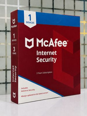 1 User, 3 Year, Mcafee Internet Security