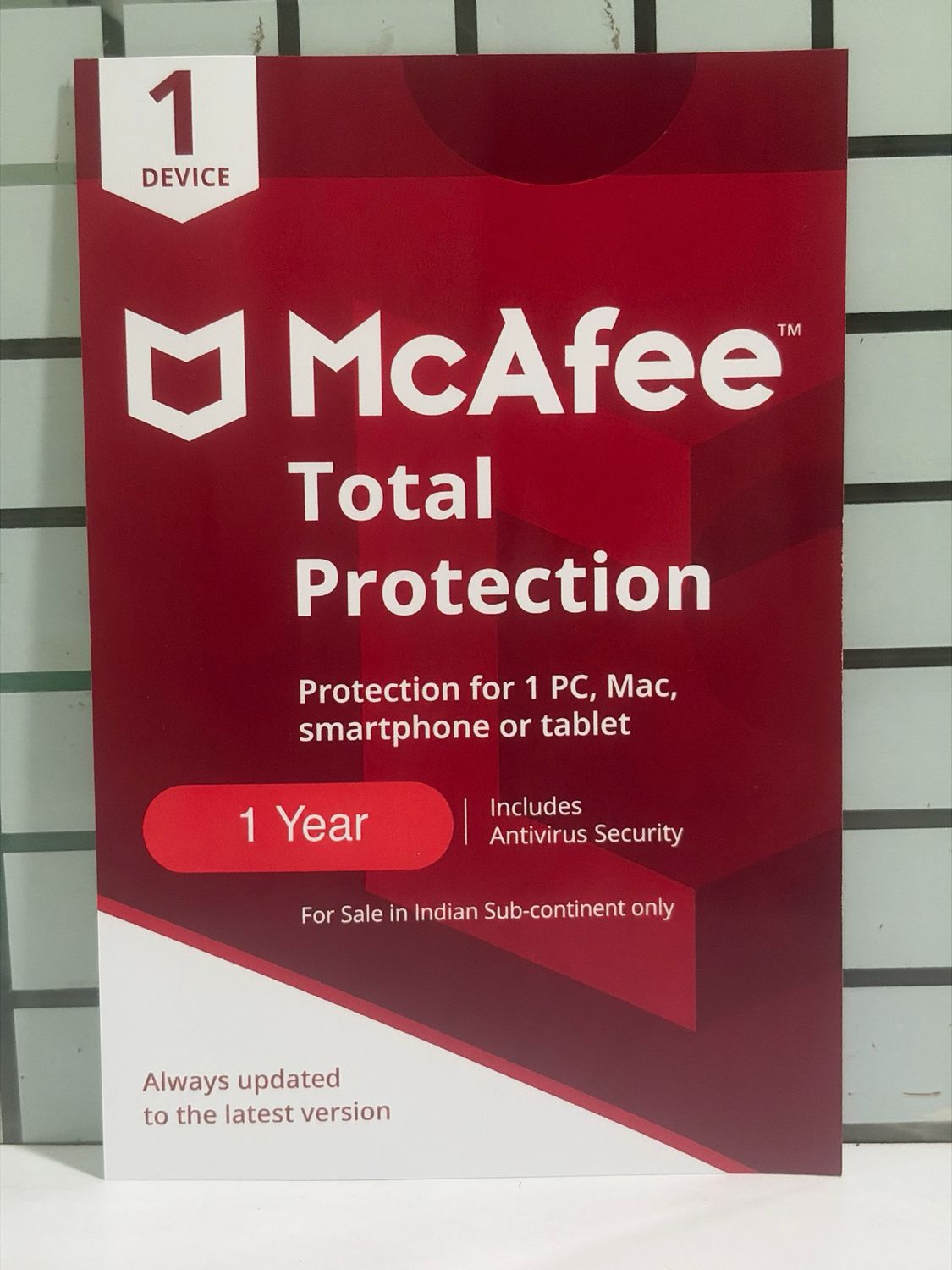 New, 1 User, 1 Year, McAfee Total Protection New, 1 User, 1 Year, McAfee Total Protection