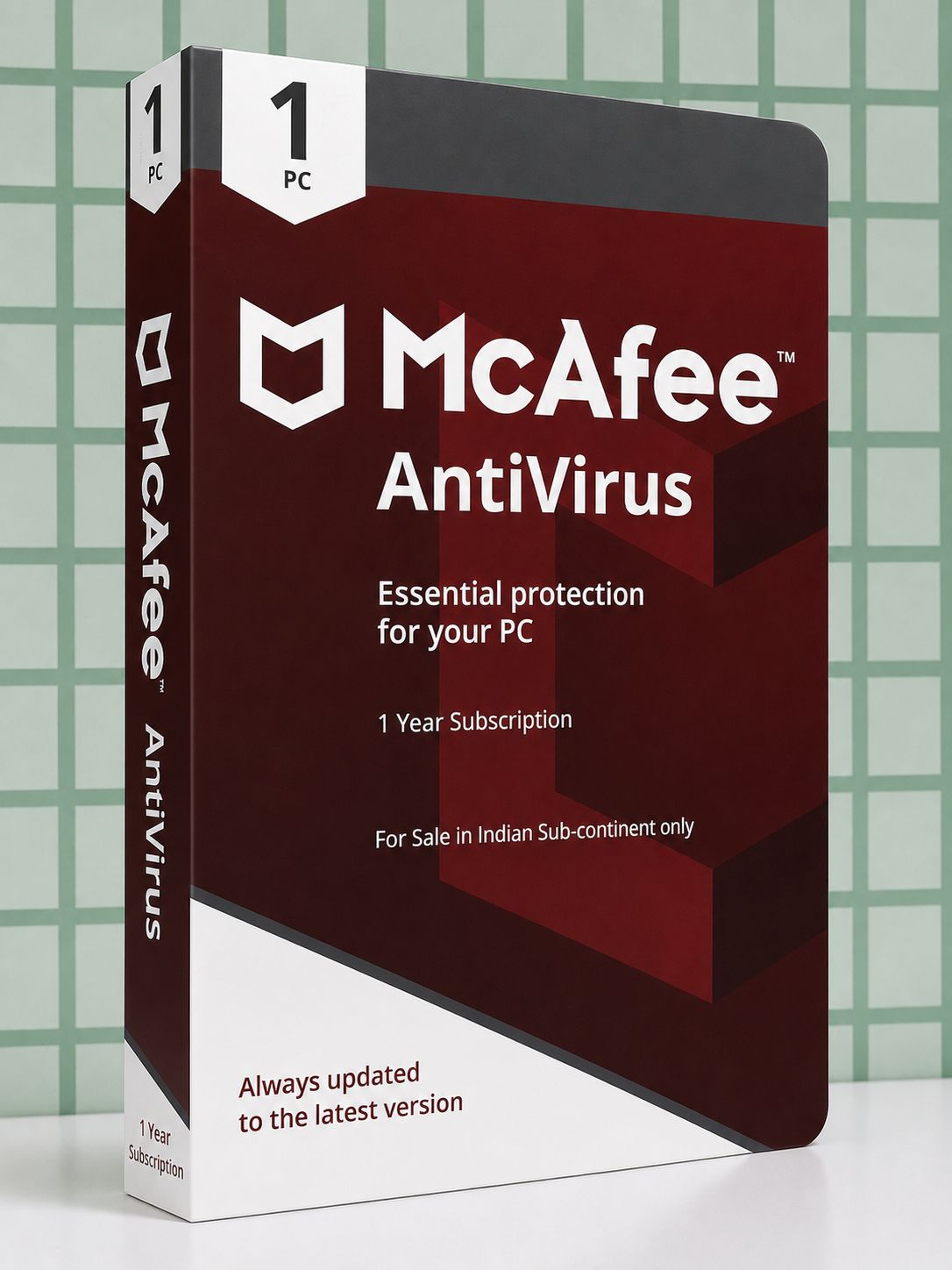 1 User, 1 Year, McAfee Antivirus 1 User, 1 Year, McAfee Antivirus
