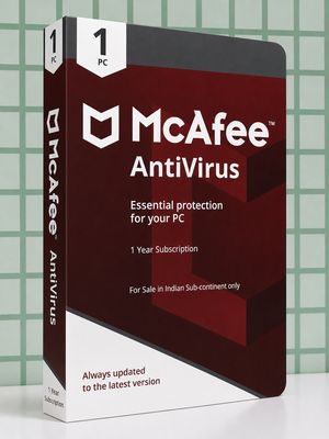 1 User, 1 Year, McAfee Antivirus 1 User, 1 Year, McAfee Antivirus