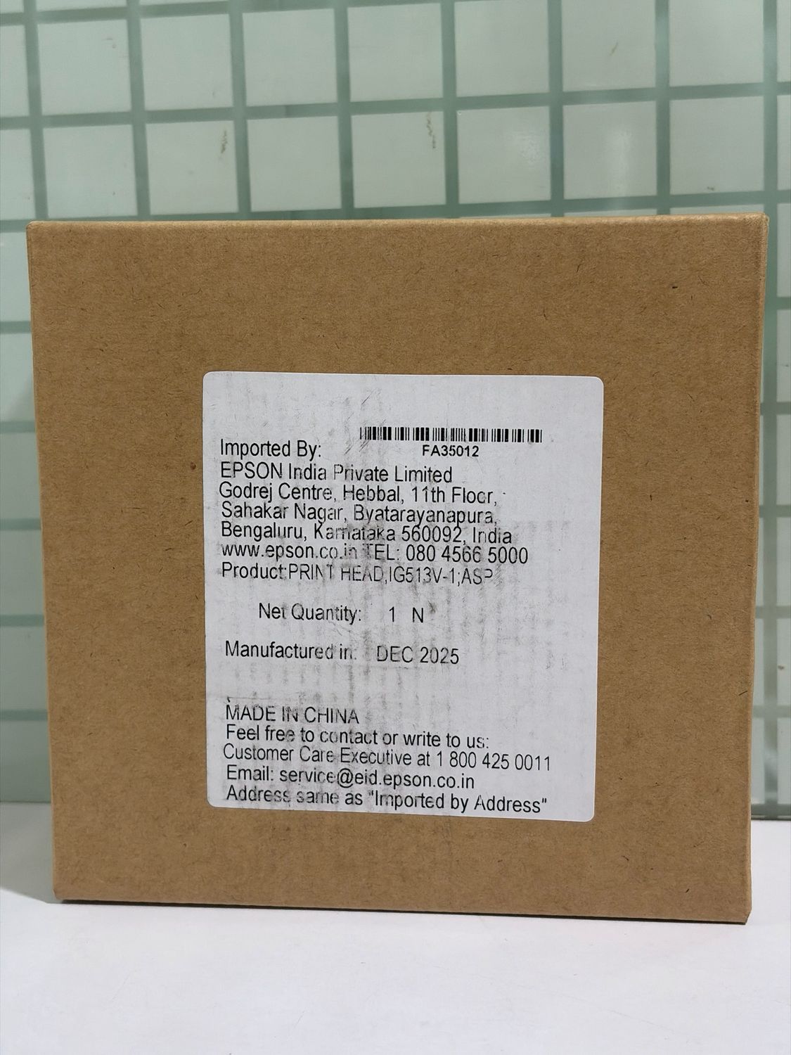 Epson Printhead For L6160, L6170, L6190, L3560