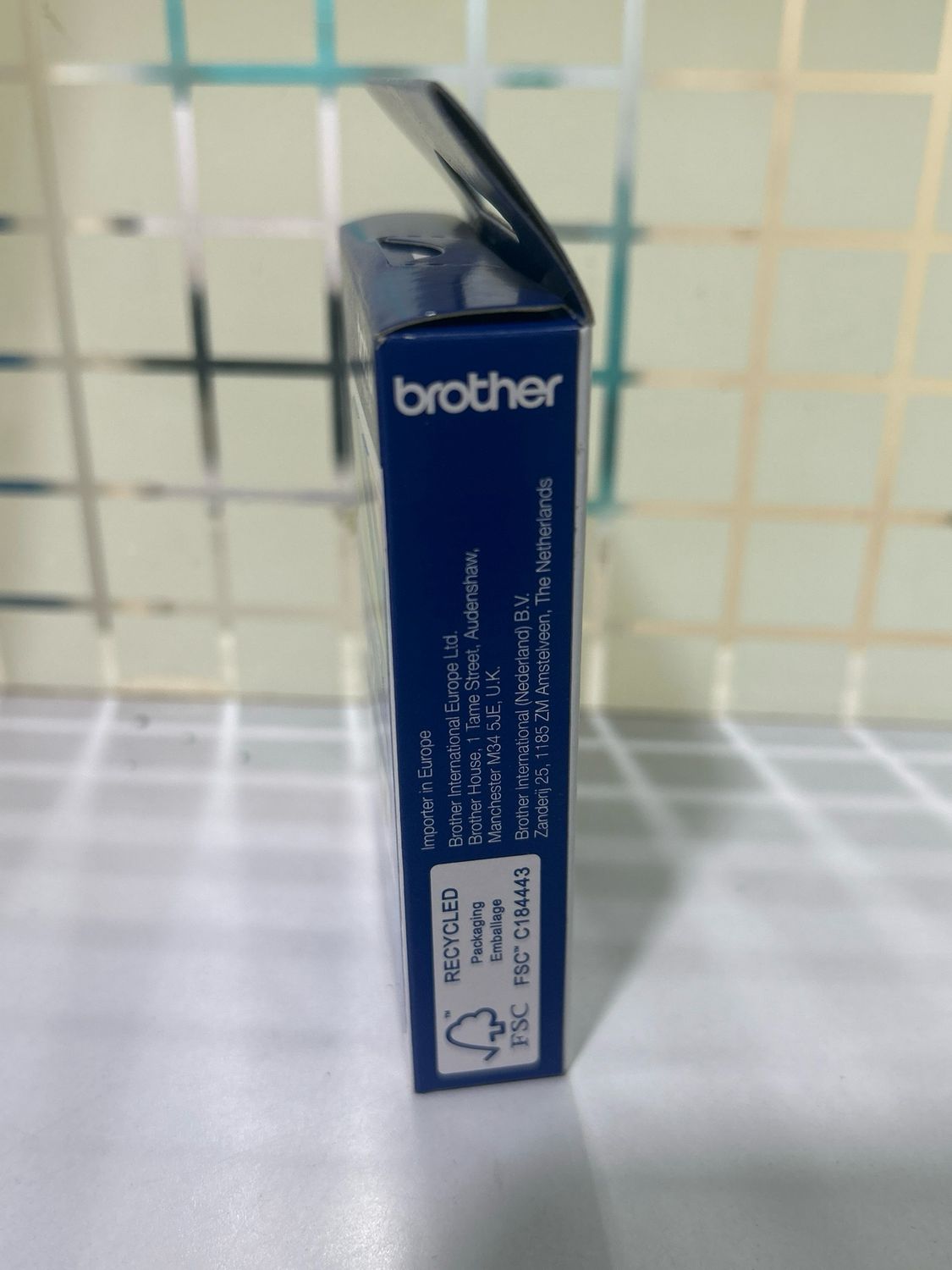 Brother Tze-135 White on Clear 12mm Label Tape