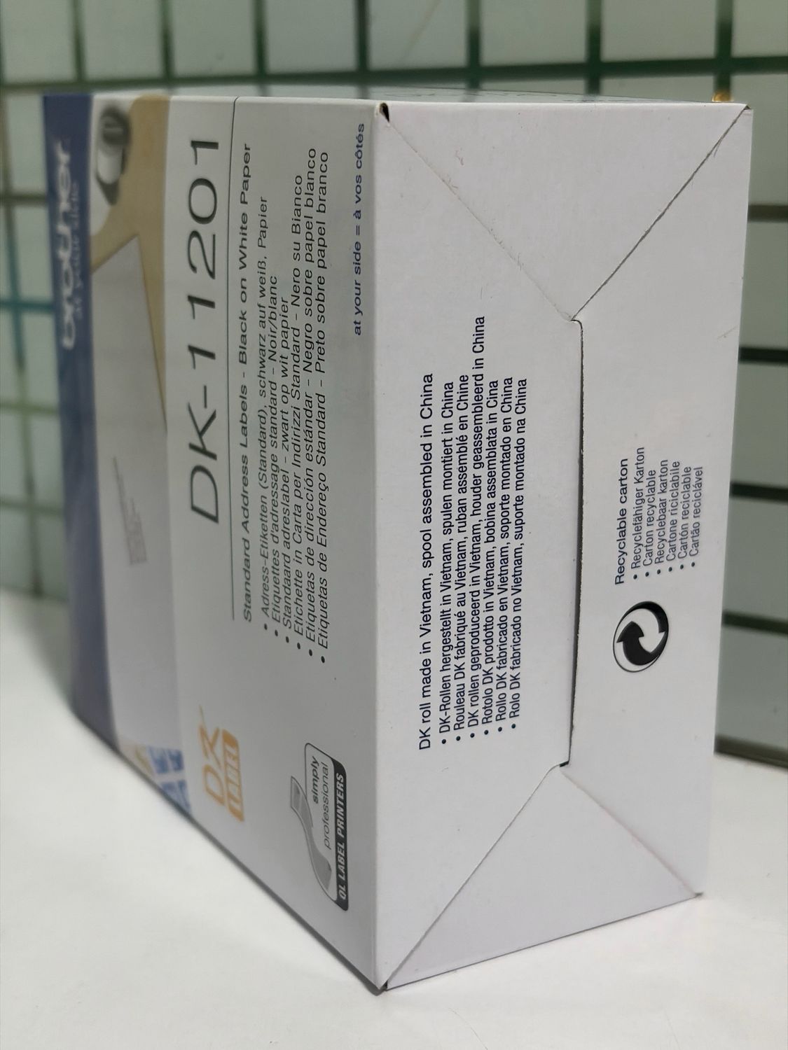 Brother DK11201 Standard Address Label, 29mm X 90mm X 400pcs