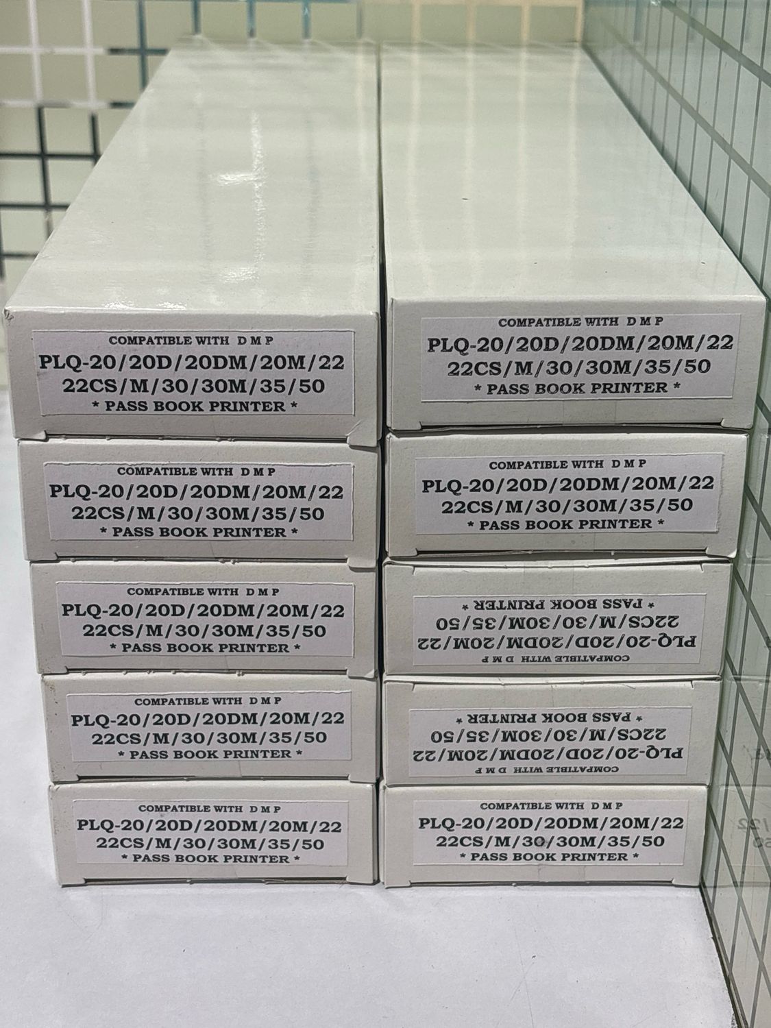 Compatible PLQ 20 Ribbon Cartridge (Pack of 10)