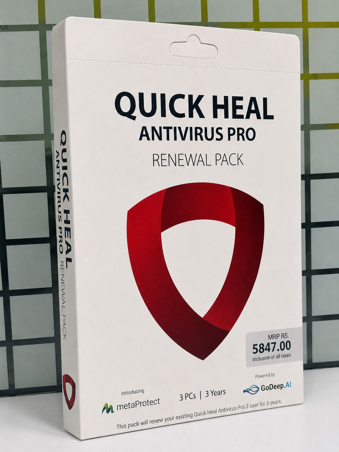 Renewal 3pc 3yr Quick Heal Antivirus Pro
