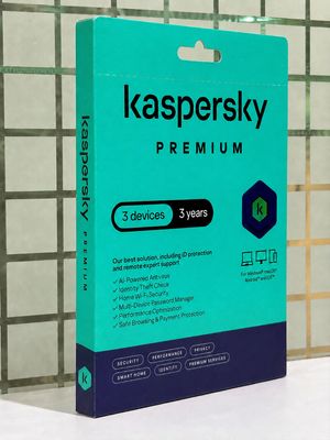 New, 3 User, 3 Year, Kaspersky Premium (total security)