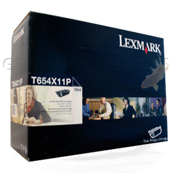 Lexmark T654X11P High Yield Toner Cartridge, Black