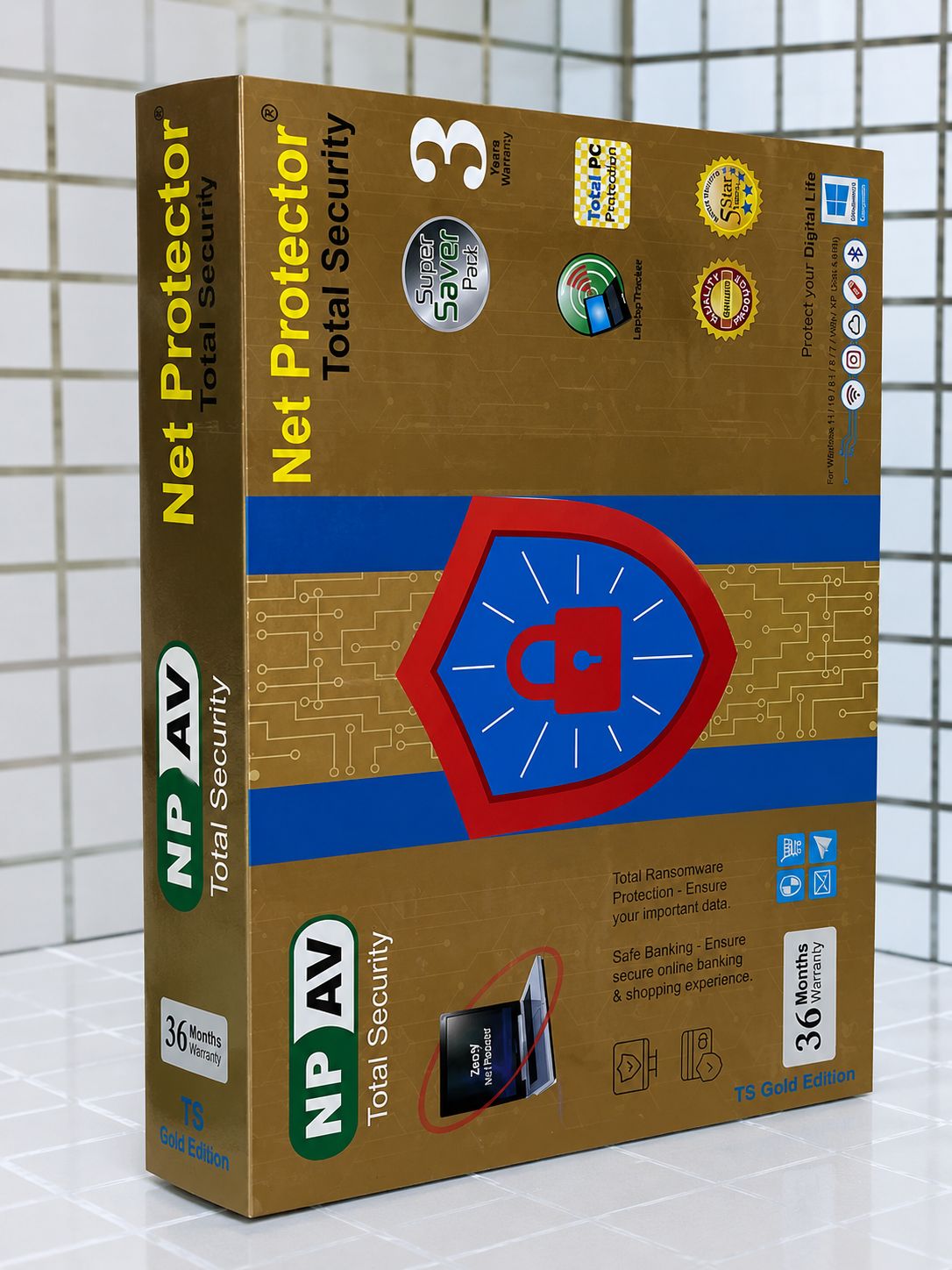 Renewal, 1 User, 3 Year, Net Protector Total Security (NP-AV)