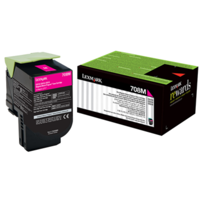Lexmark 708M Magenta Toner Cartridge