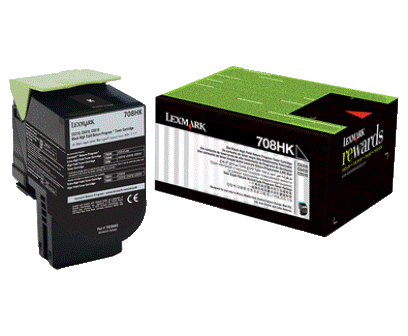 Lexmark 708HK Toner Cartridge, Black Lexmark 708HK Toner Cartridge, Black