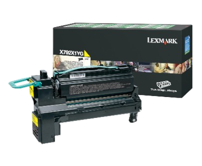 Lexmark X792X1YG High Yellow Toner Cartridge Lexmark X792X1YG High Yellow Toner Cartridge