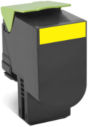 Lexmark 80C80Y0 Yellow Toner Cartridge Lexmark 80C80Y0 Yellow Toner Cartridge