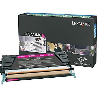 Lexmark C734A1MG Magenta Toner Cartridged