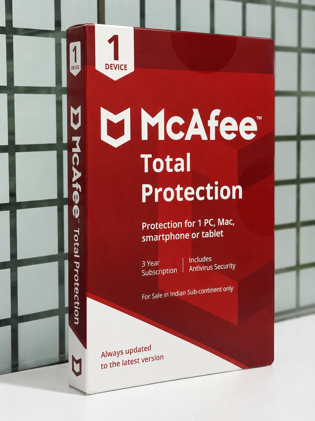 Renewal, 1 User, 3 Year, Mcafee Total Protection