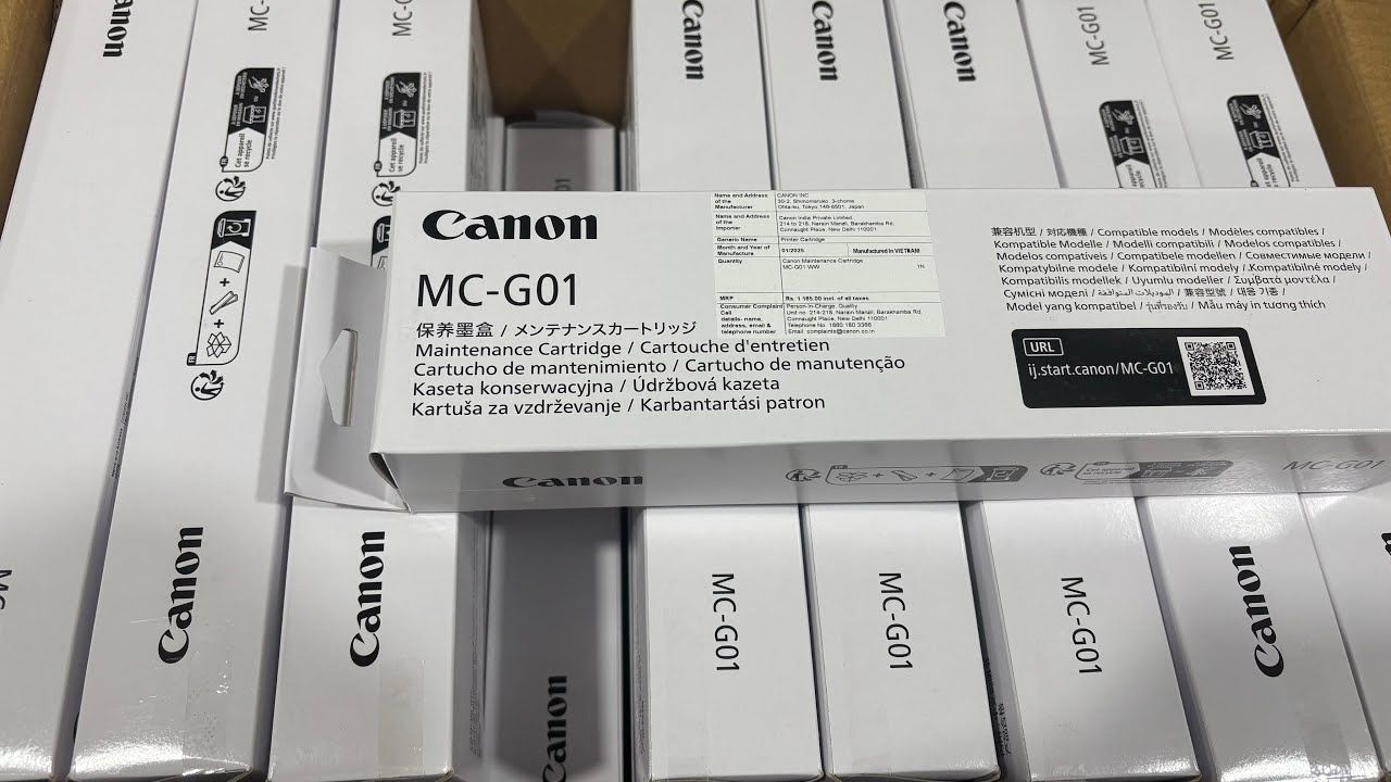 Canon GX6570, GX7070 Maintenance Cartridge (MC-G01) Canon GX6570, GX7070 Maintenance Cartridge (MC-G01)