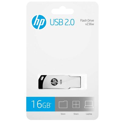 HP 16GB Pen Drive, 2.0 V236W, Metal