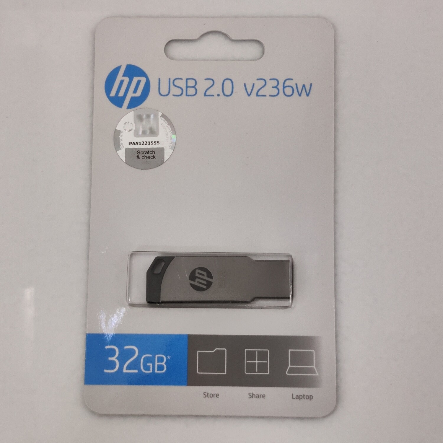 HP 32GB Pen Drive, 2.0 V236W, Metal
