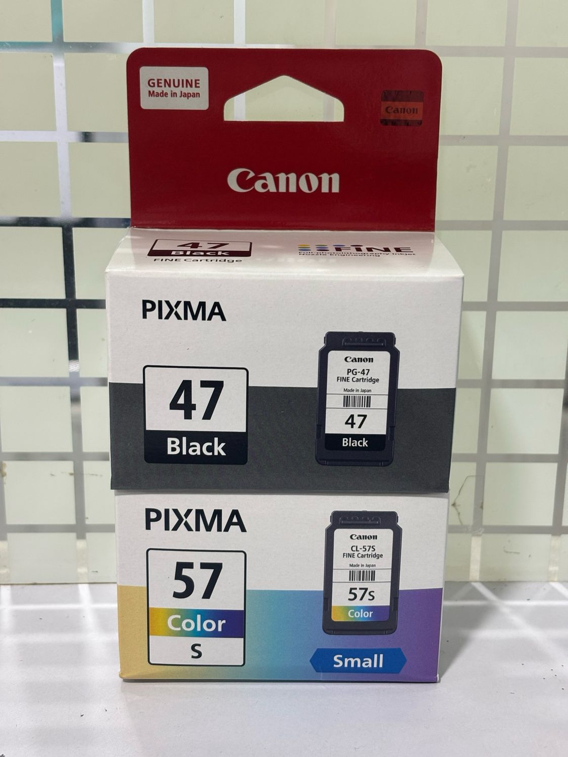 Canon Pixma E417, E460, E470, E477 Cartridge (PG47 CL57s) Canon Pixma E417, E460, E470, E477 Cartridge (PG47 CL57s)