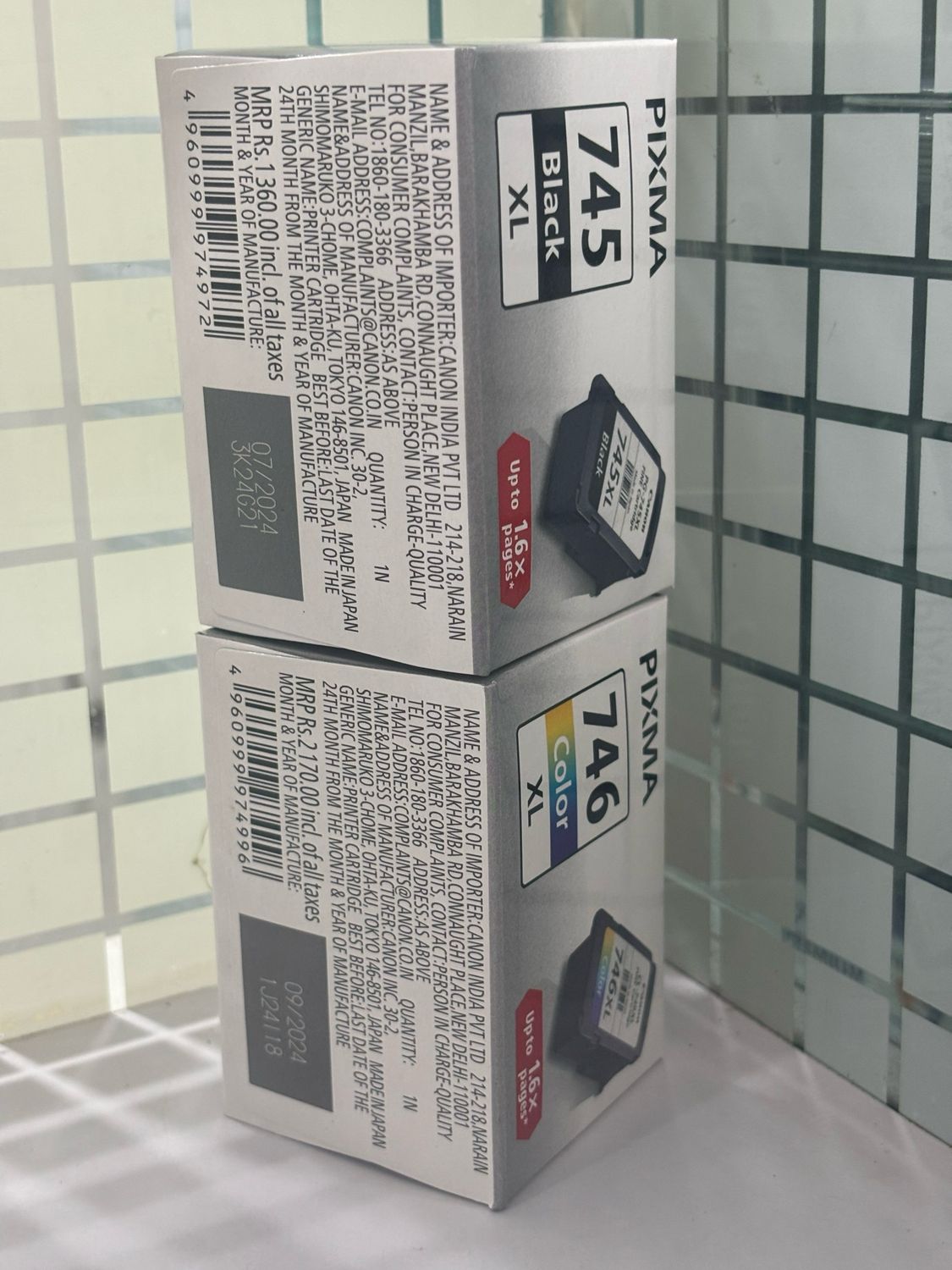 Canon MG2570, MG2577S, MG2970 Cartridge (745XL-746XL)