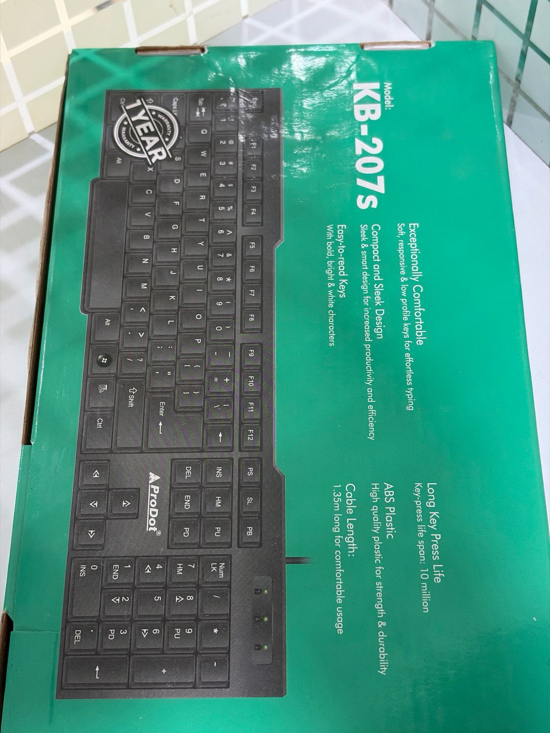 Prodot Ps/2 Wired Keyboard (KB207s)