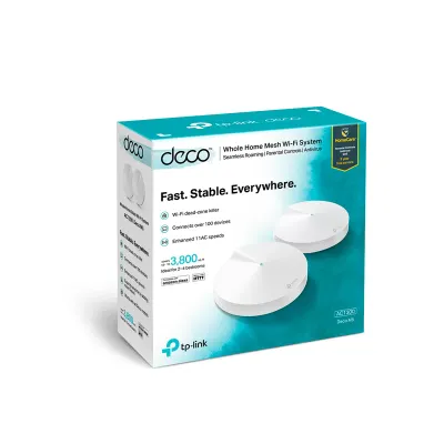 TP Link Deco M5 (2-Pack) AC1300 Whole Home Mesh Wi-Fi System