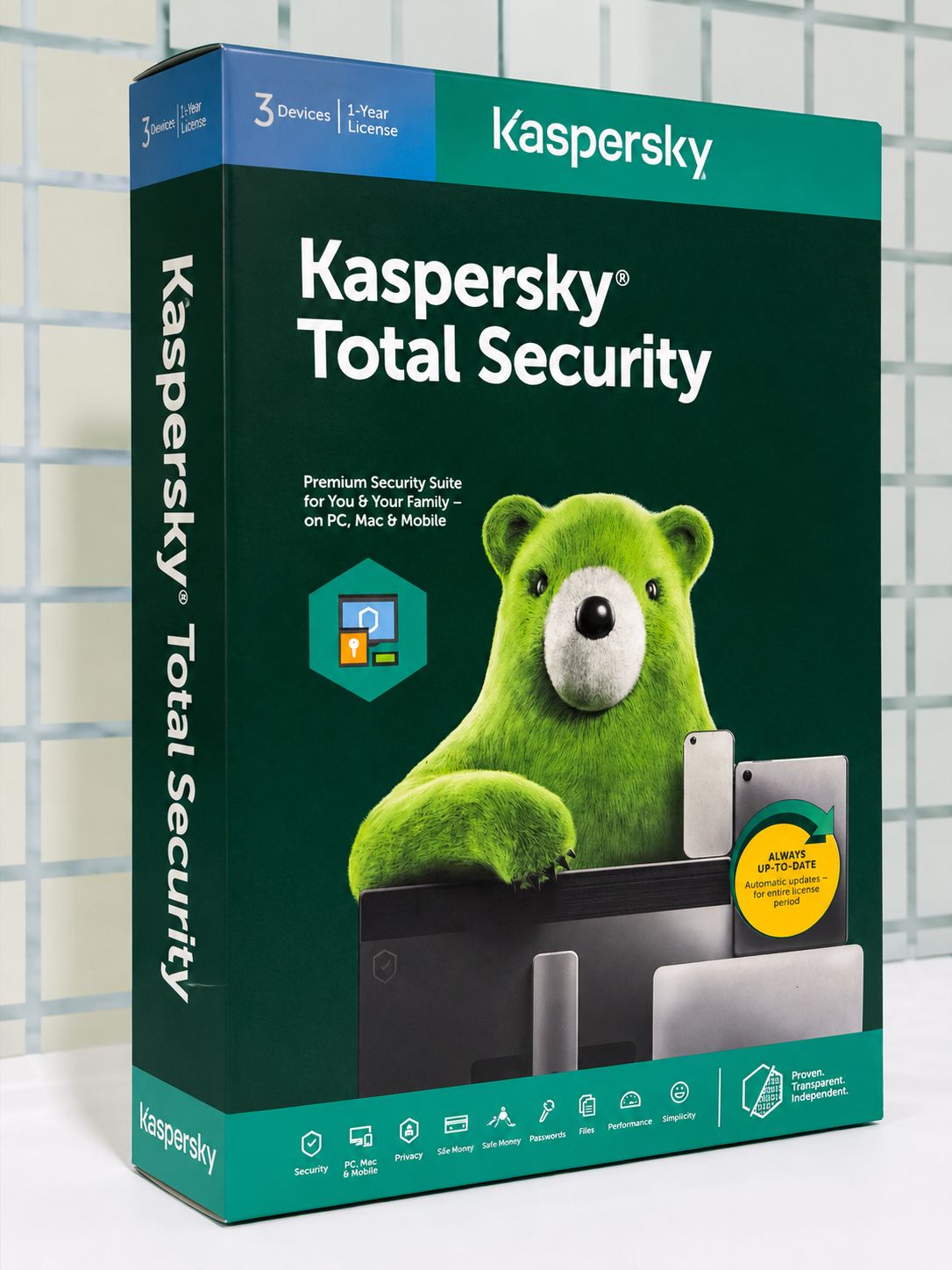 (Renewal) 3 User, 1 Year, Kaspersky Total Security