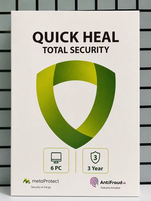 New, 6 User, 3 Year, Quick Heal Total Security