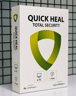 New, 6 User, 1 Year, Quick Heal Total Security