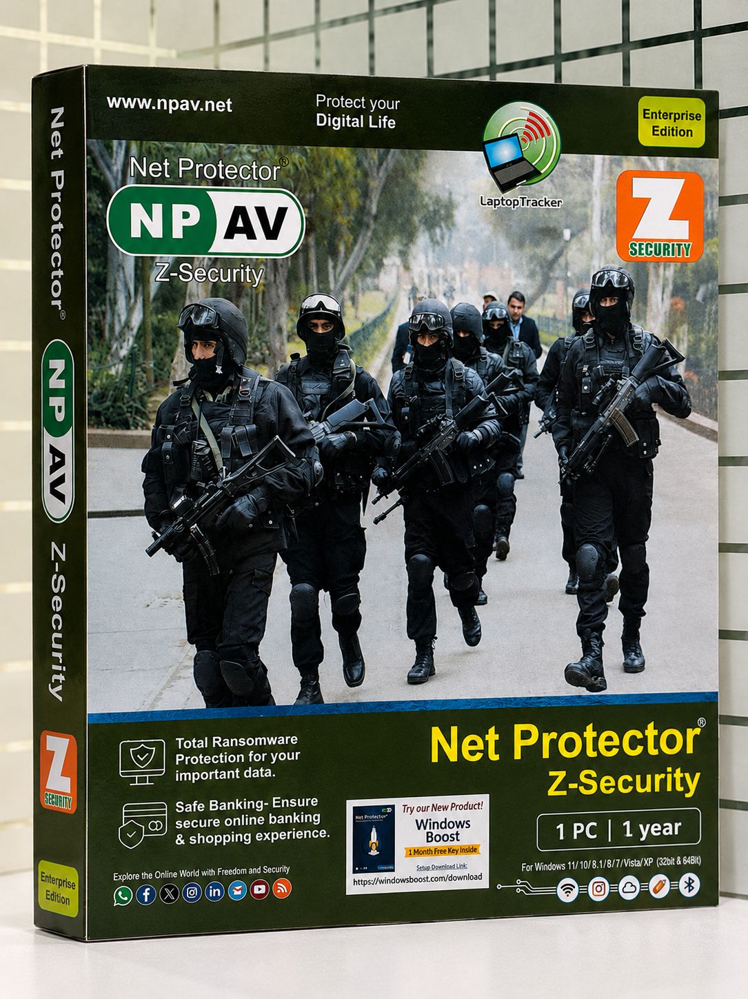 Renewal 1pc 1yr Net Protector Z Security (NP-AV)