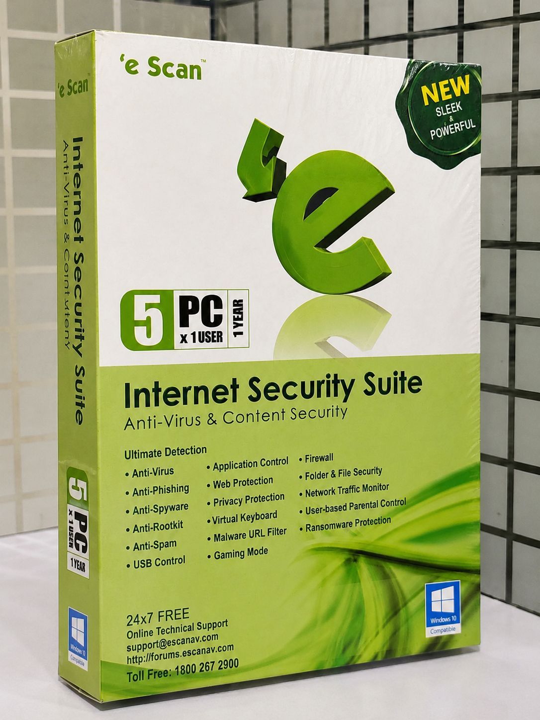 New 5pc 1yr eScan Internet Security Suite (v.11)