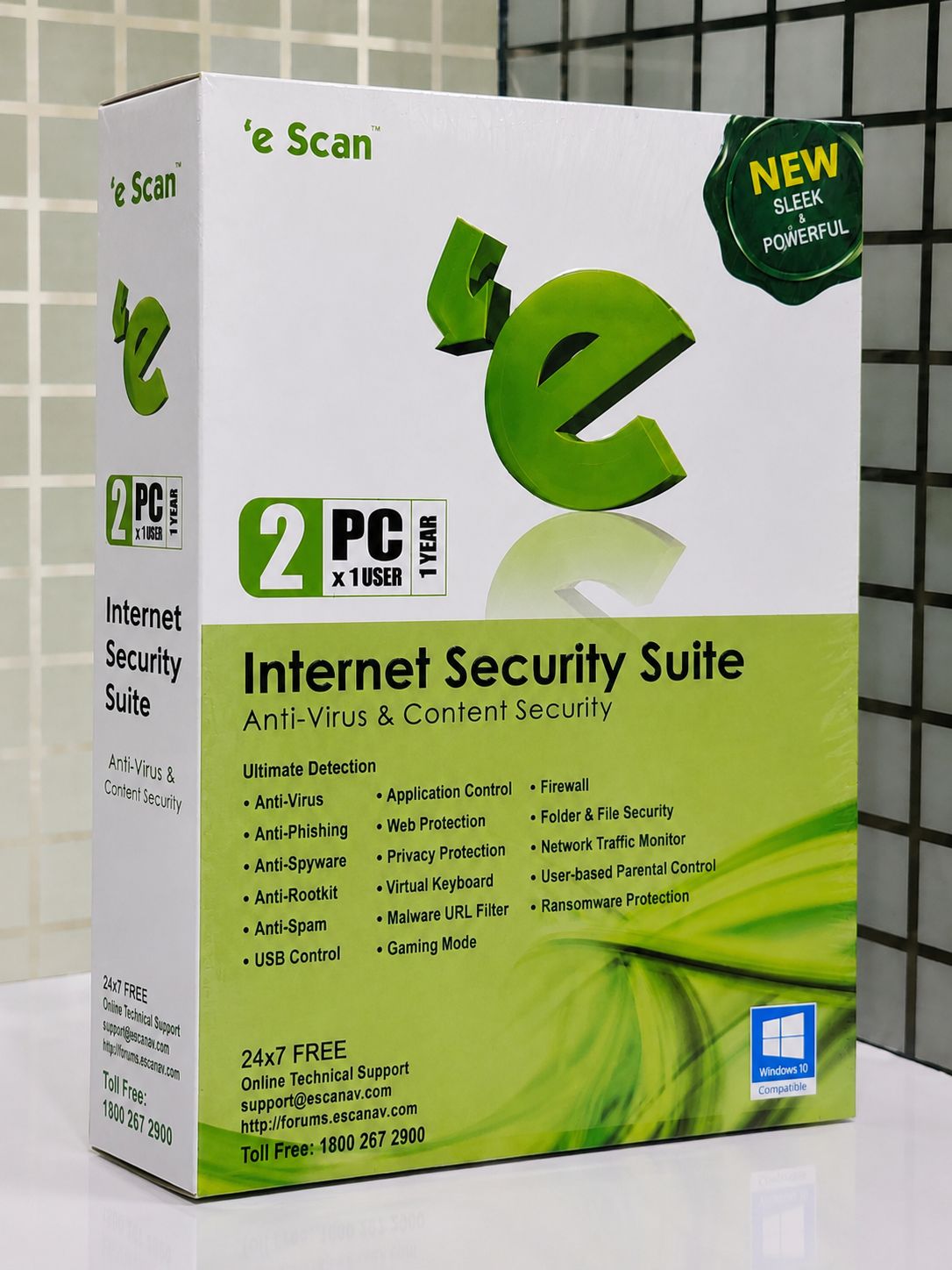 New 2pc 1yr eScan Internet Security Suite (v.11)