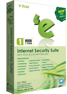 10 User, 1 Year, eScan Internet Security Suite (v.11)