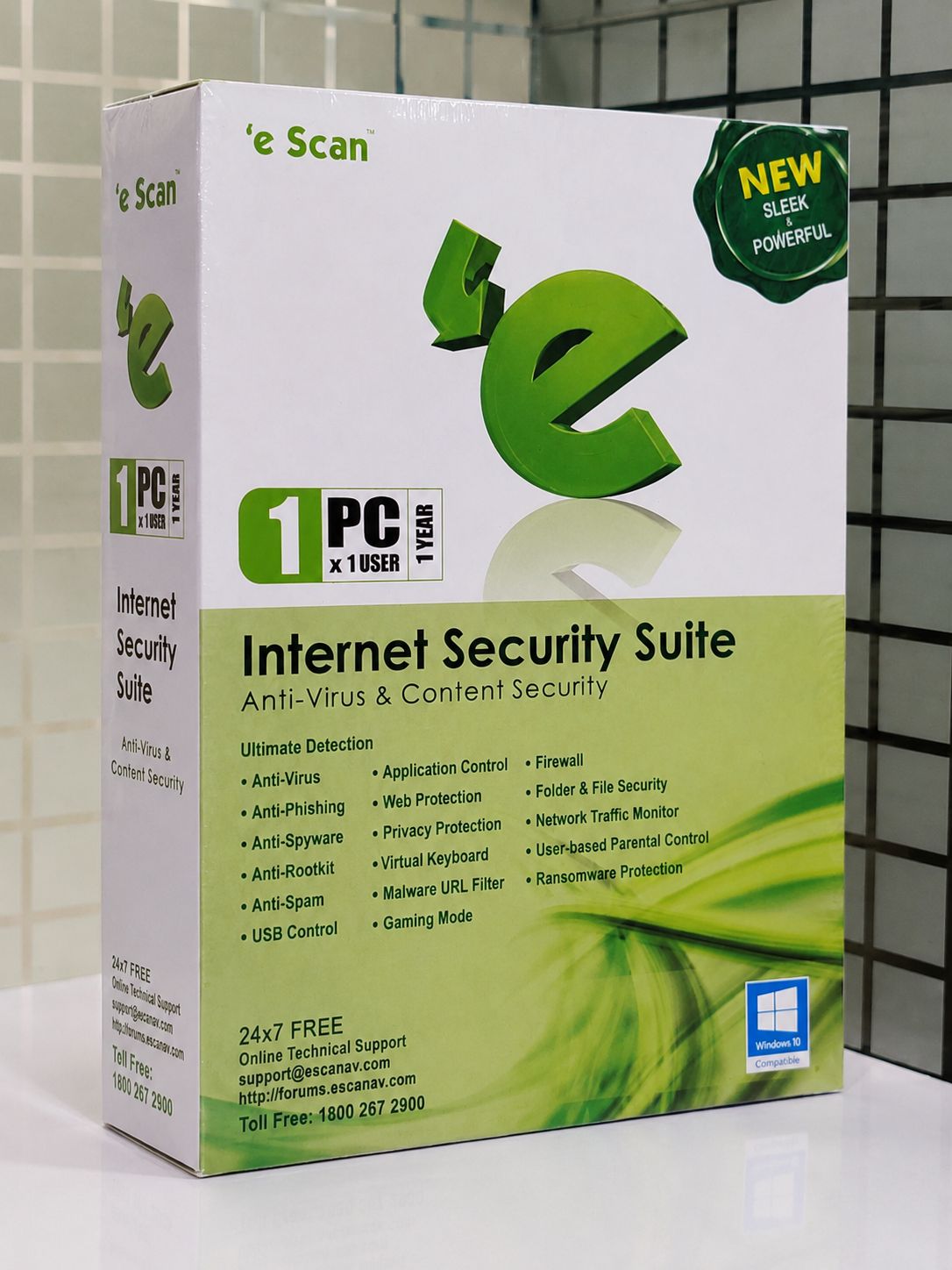 New 1pc 1yr eScan Internet Security Suite (v.11)
